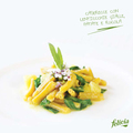 スクリーンショット：ルッコラとジャガイモのサラダ風パスタ (by chef Peppe Zullo)のサイト
